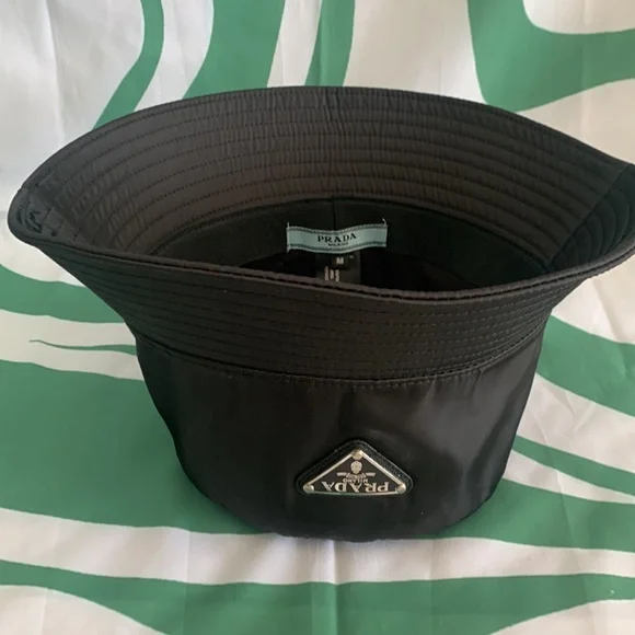 Prada Black Bucket Hat - Picture 5 of 5